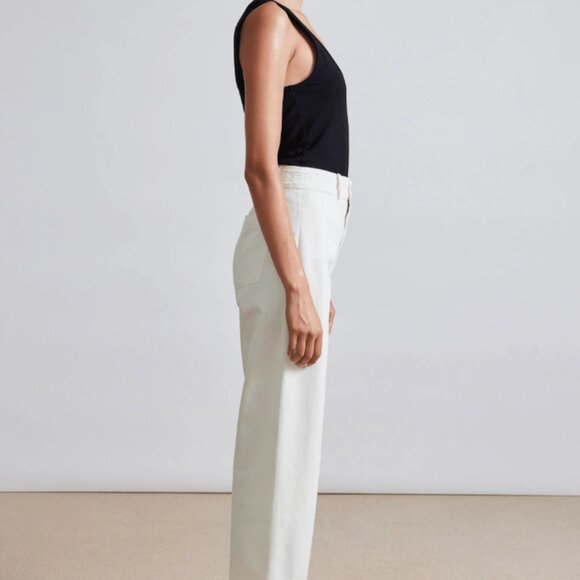 A Piece Apart Chino Merida Pant Ivory - Picture 4 of 4